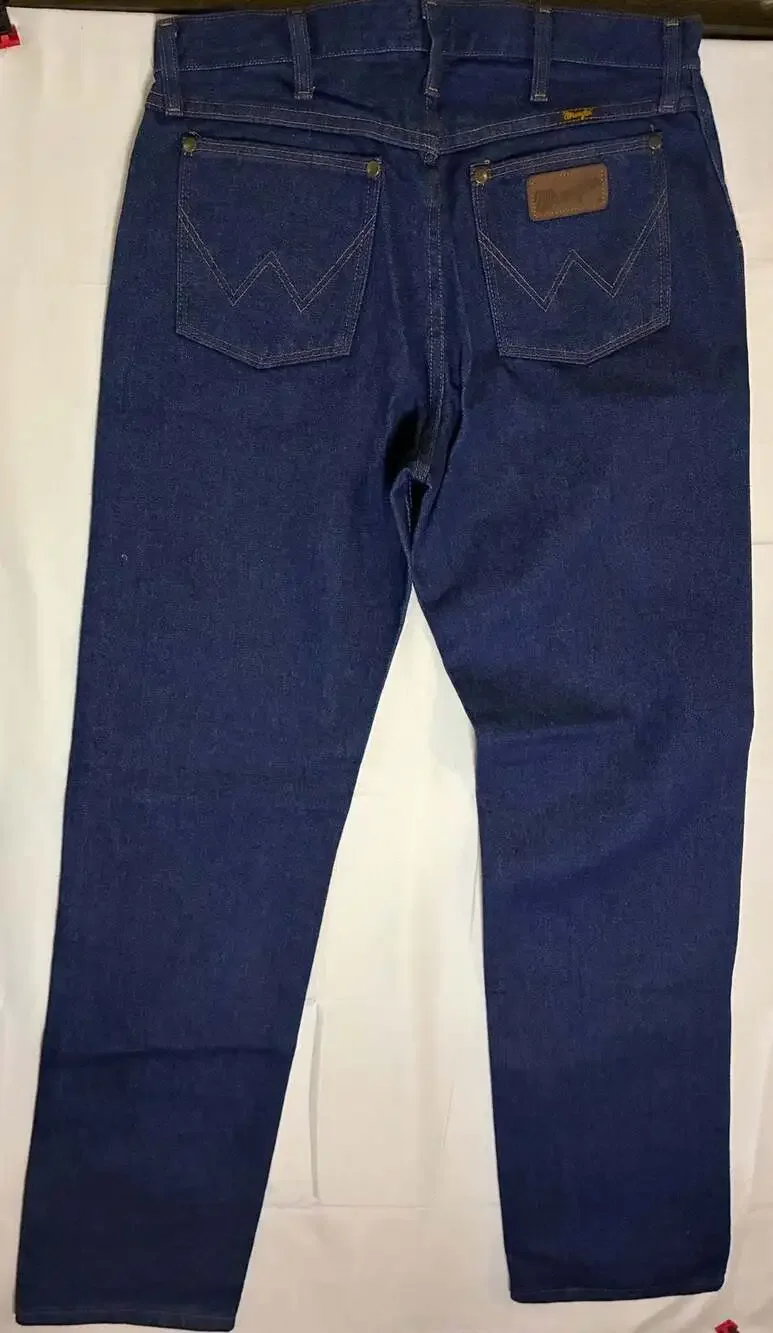 Wrangler Mens Cowboy Cut Slim Fit Reg Fit Dark Wash Denim Jeans 31x34 47MWZPW